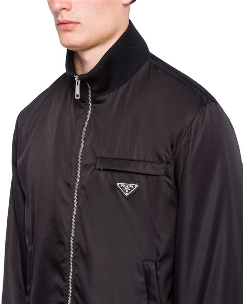 prada men's jacket|prada men's nylon jacket.